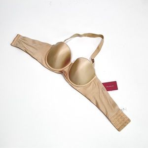 NEW! FINALLYBRA memory wired push up bra multi-use strapless